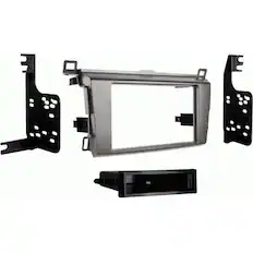 Front. Metra - Dash Kit for Select 2013-2018 Toyota RAV4 DIN - Gray.