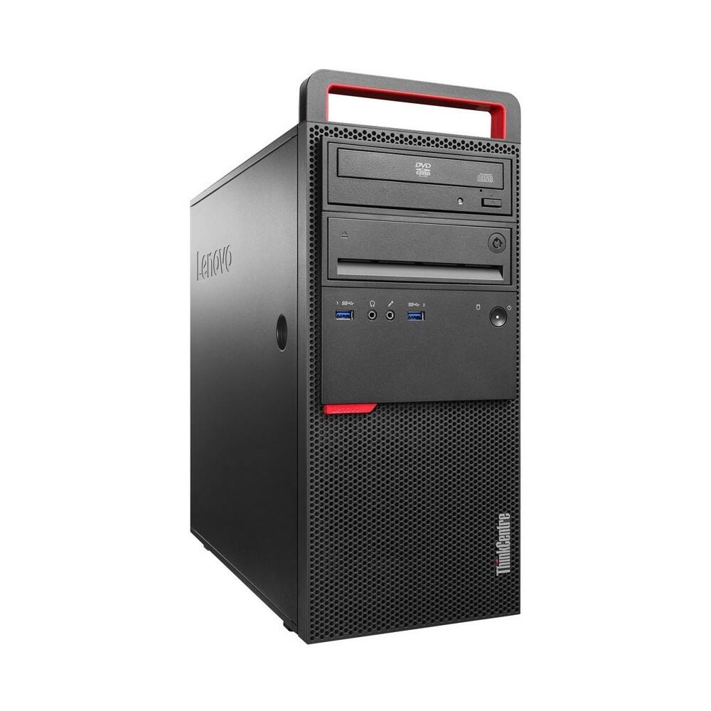 Complet Lenovo M800 Tour Core i3 (6th Gén) - RAM 8Go DDR4 SSD 128Go + HDD  500Go + Écran Dell 24 - PC MARKET CI