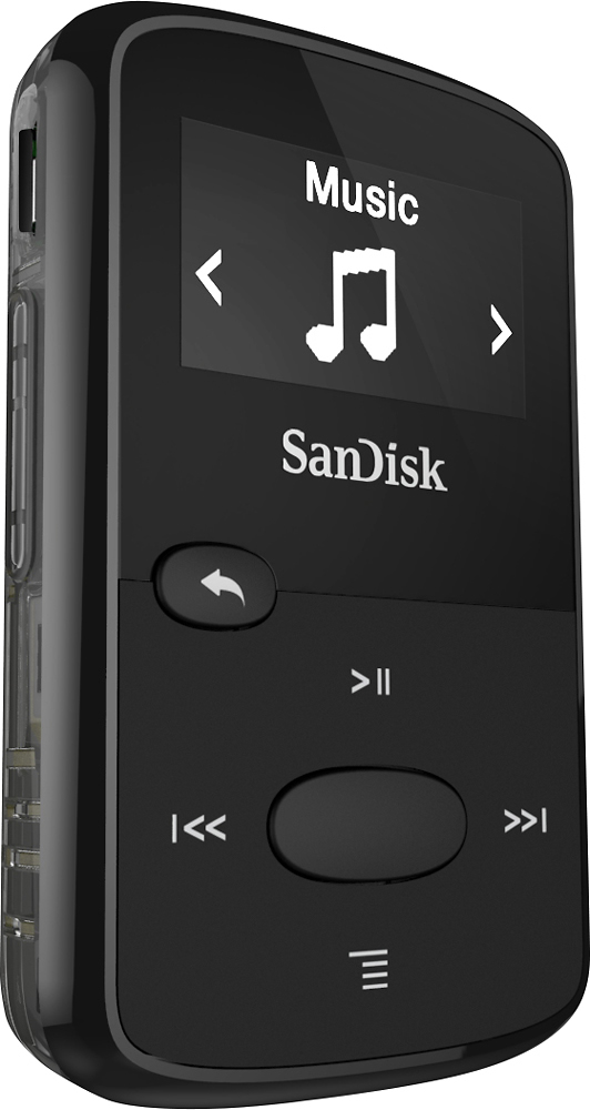 Angle View: SanDisk - Clip Jam 8GB* MP3 Player - Black