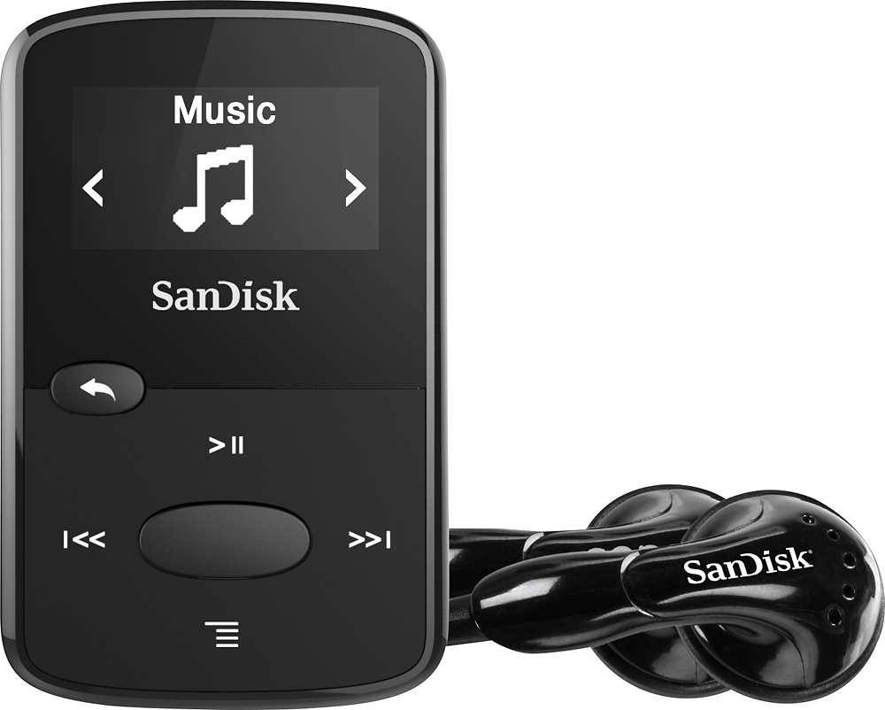 SanDisk Clip Jam 8GB* MP3 Player Black SDMX26-008G-G46K - Best Buy