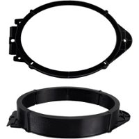 Metra - Mounting Ring for Speaker - Black - Front_Zoom