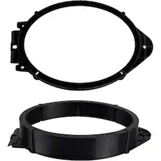 Front. Metra - Speaker Bracket for Select 2014-2023 Chevrolet Nissan GMC - Black.