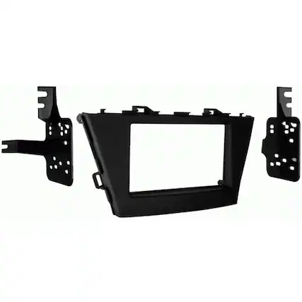 Front. Metra - Dash Kit for Select 2012-2016 Toyota Prius DDIN - Matte Black.