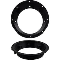 Metra - Mounting Ring for Speaker - Black - Front_Standard