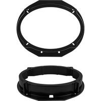 Metra - Speaker Bracket for Select 2011-2019 Ford Explorer - Black - Front_Zoom