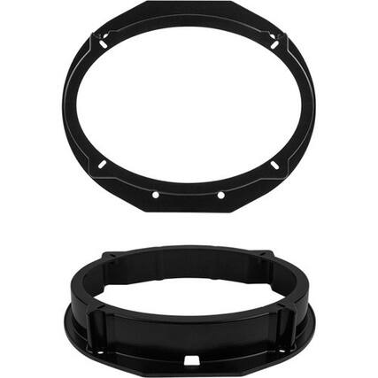 Front. Metra - Speaker Bracket for Select 2011-2019 Ford Explorer - Black.