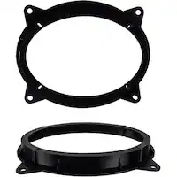 Metra - Speaker Bracket for Select 2000-2023 Toyota Camry Tacoma Highlander Solara - Black - Front_Zoom