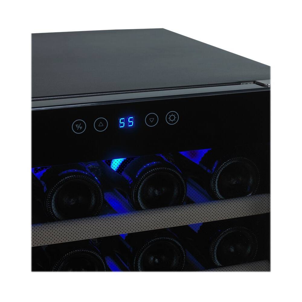 Wine Enthusiast Evolution Series 80-Bottle Wine Cooler Stainless steel Wine Enthusiast - Evolution Series Wine Cooler - Stainless Steel