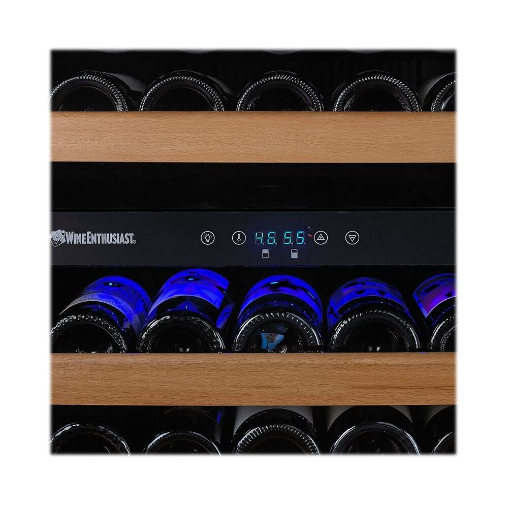 Customer Reviews Wine Enthusiast 166Bottle Wine Cooler Black 269 02