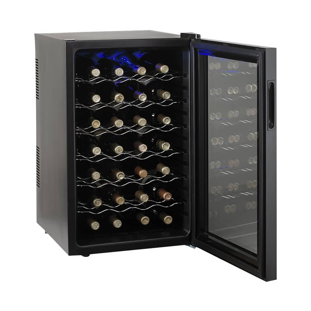 Best Buy Wine Enthusiast 28Bottle Wine Cooler Black 272 03 29