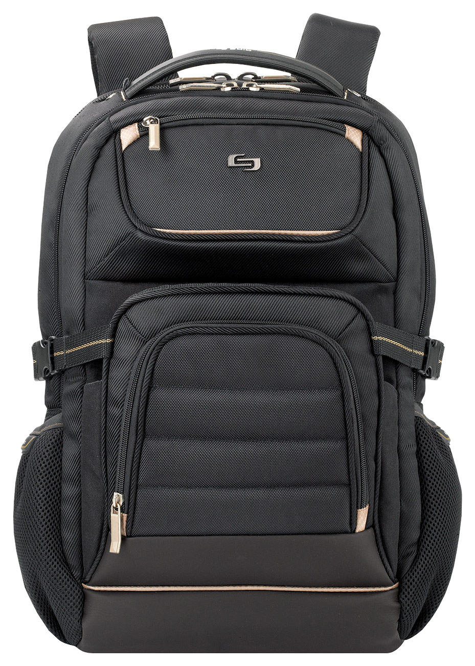 solo New York - Pro Laptop Backpack - Black/Gold was $75.99 now $58.99 (22.0% off)