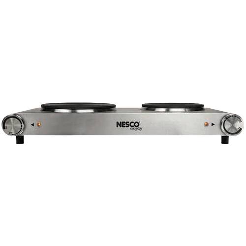 Alt View 12. Nesco - Electric Double Burner - Stainless Steel.