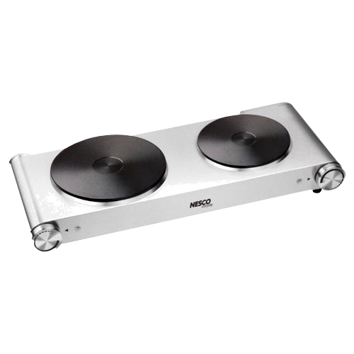 Nesco - Electric Double Burner - Stainless steel