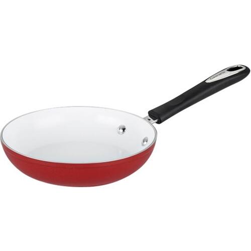 Angle. Cuisinart - Elements 8 inches Skillet - Red.