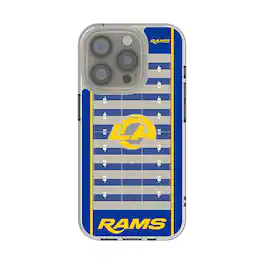 Keyscaper - NFL - Los Angeles Rams iPhone Clear Field Design Case - 15 Pro Max - Multicolor