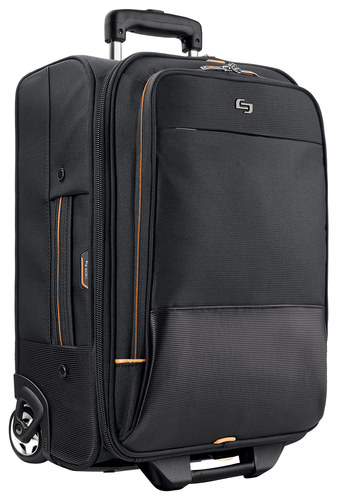 solo New York - Urban Rolling Overnighter Laptop Case - Black/Orange was $109.99 now $71.99 (35.0% off)