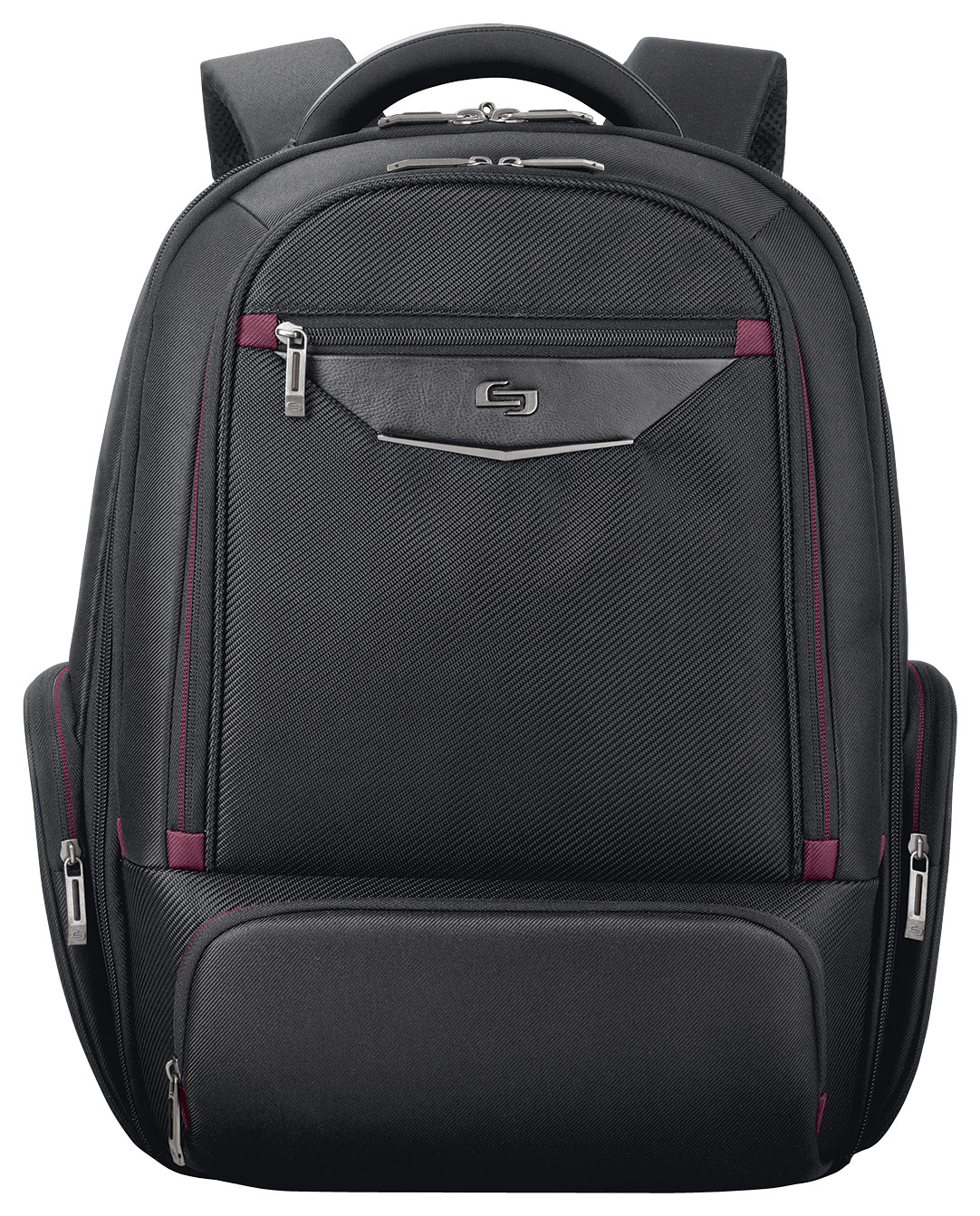 UPC 030918009420 product image for Solo - Executive Laptop Backpack - Black/red | upcitemdb.com