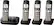 Angle. Panasonic - KX-TGD224M DECT 6.0 Expandable Cordless Phone System with Digital Answering System - Metallic black.