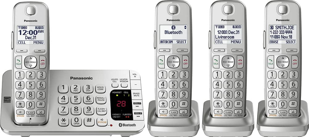 Panasonic KX-TGE474S Linc2Cell DECT 6.0 Expandable - Best Buy