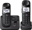 Panasonic - KX-TGL432B DECT 6.0 Expandable Cordless Phone System with Digital Answering System - Black