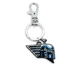 SalesOne LLC - Star Wars: Book of Boba Fett Chrome Helmet Pendant Keychain | Toynk Exclusive - Silver