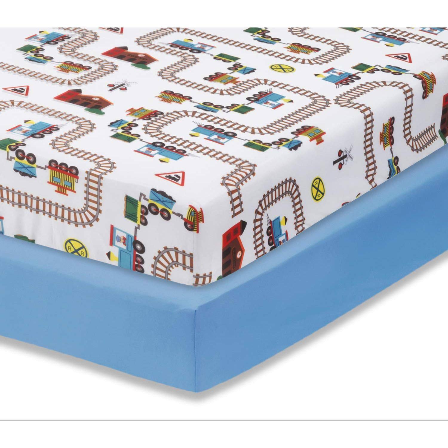 2 Pack - Train/Light Blue