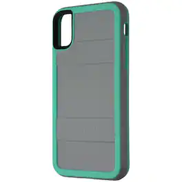 Pelican - Protector Series Hard Case for Apple iPhone X/XS - Gray/Aqua
