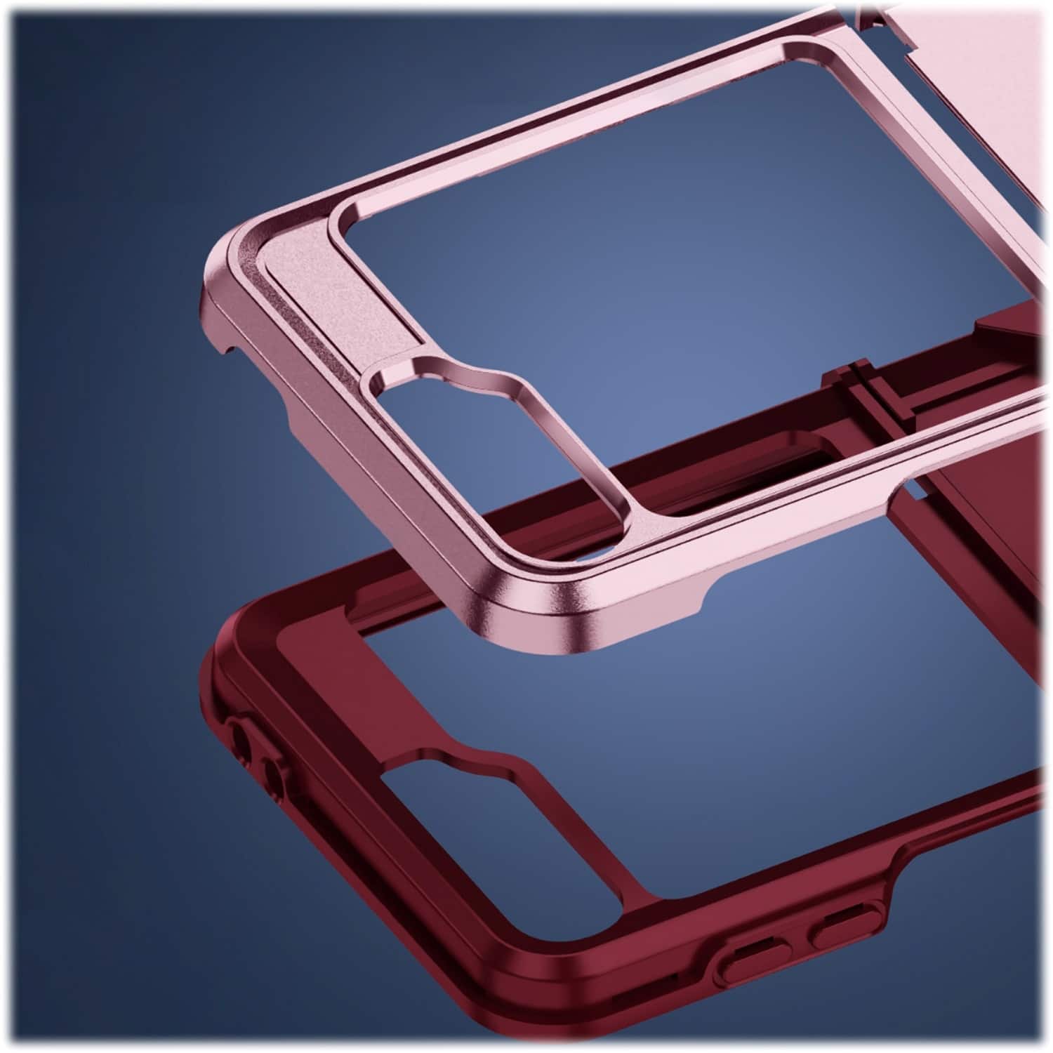 Alt View 17. SaharaCase - Raider Series Kickstand Case for Samsung Galaxy Z Flip6 - Desert Rose.