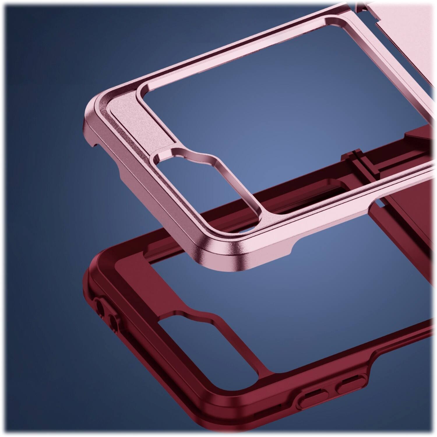 Alt View 17. SaharaCase - Raider Series Kickstand Case for Samsung Galaxy Z Flip6 - Desert Rose.