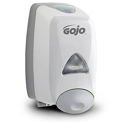 Front. GOJO - FMX 12 Wall Mounted Hand Soap Dispenser - Gray/Silver.
