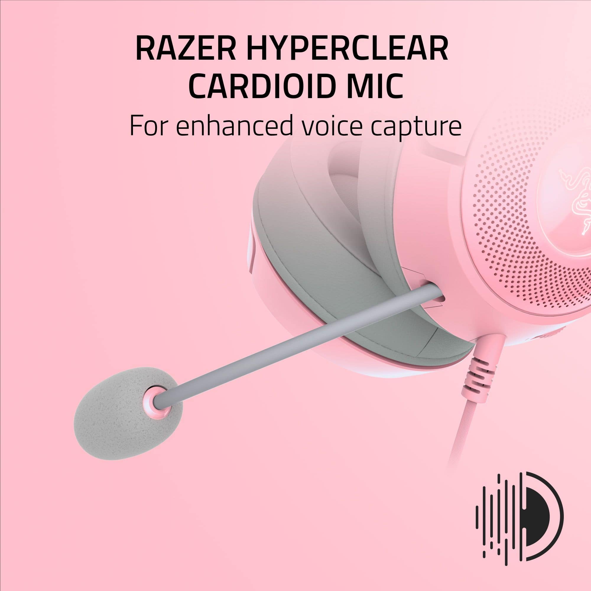 RAZER HYPERCLEAR CARDIOID MIC For enhanced voice capture