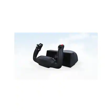 Front. Honeycomb Aeronautical - Honeycomb Aeronautical Alpha Flight Controls LITE - Black.