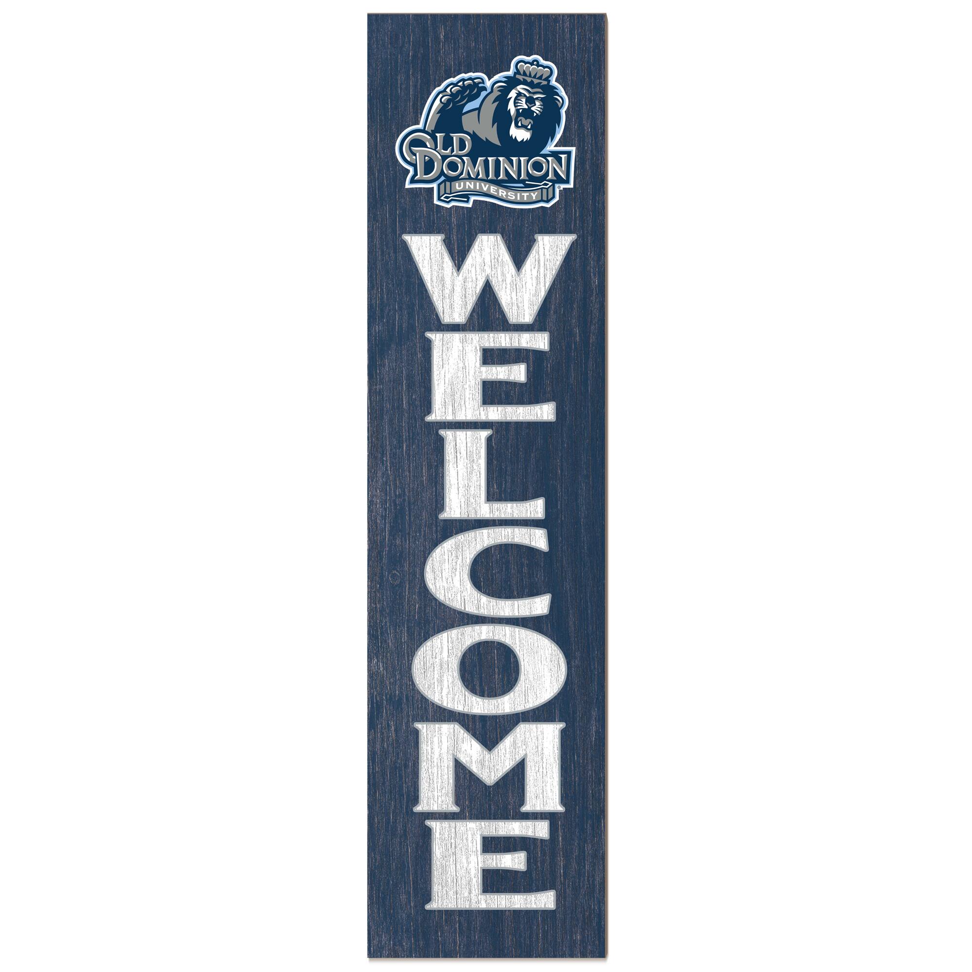 Old Dominion Monarchs 12'' x 48'' Welcome Outdoor Leaner