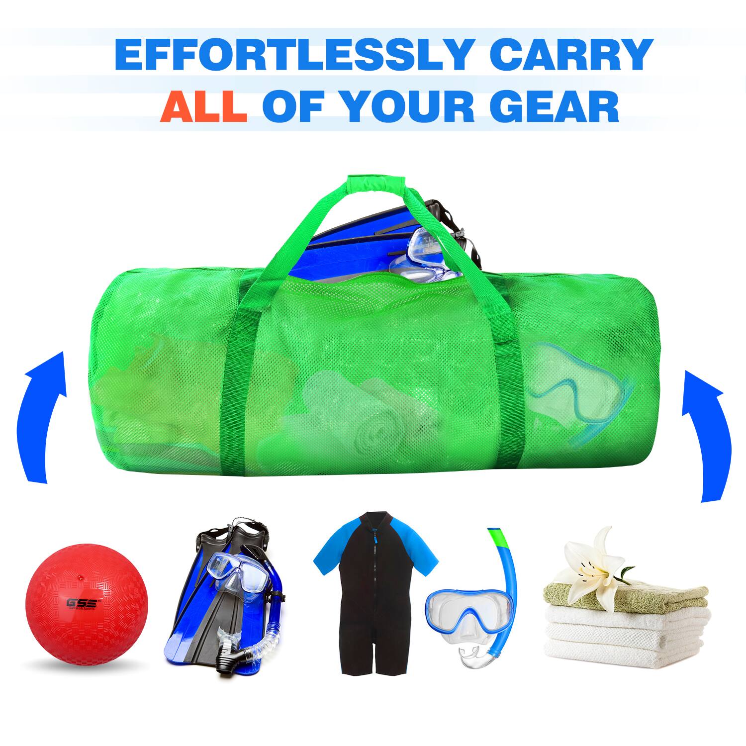 EFFORTLESSLY CARRY ALL OF YOUR GEAR GSS