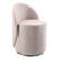 Angle. OSP Home Furnishings - Lystra Swivel Vanity Chair - Dusty Rose.