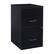 Front. Space Solutions - Space Solutions 18" Deep 2 Drawer Letter Width Vertical File Cabinet, Black - Black.