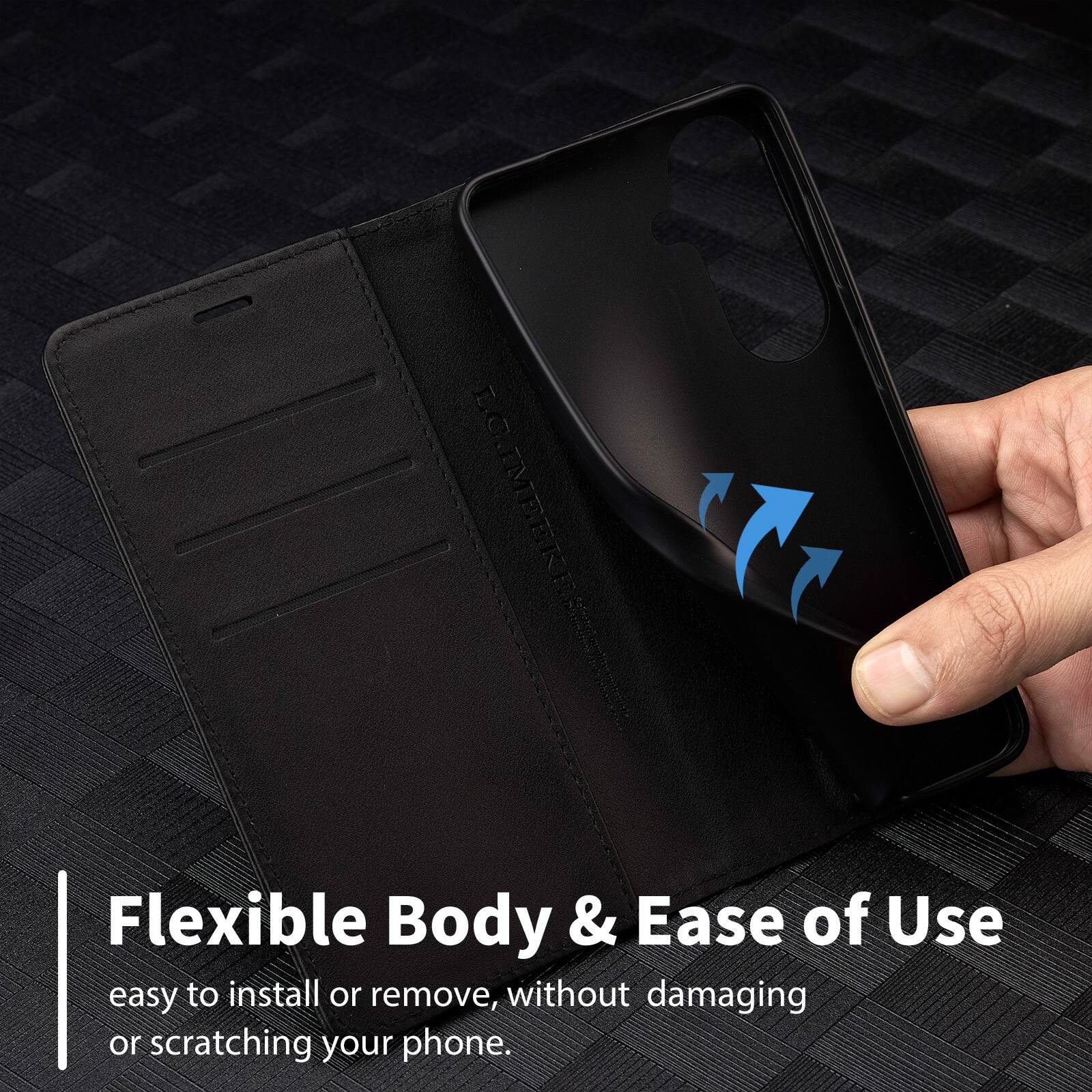 Flexible Body & Ease of Use  
easy to install or remove, without damaging or scratching your phone.