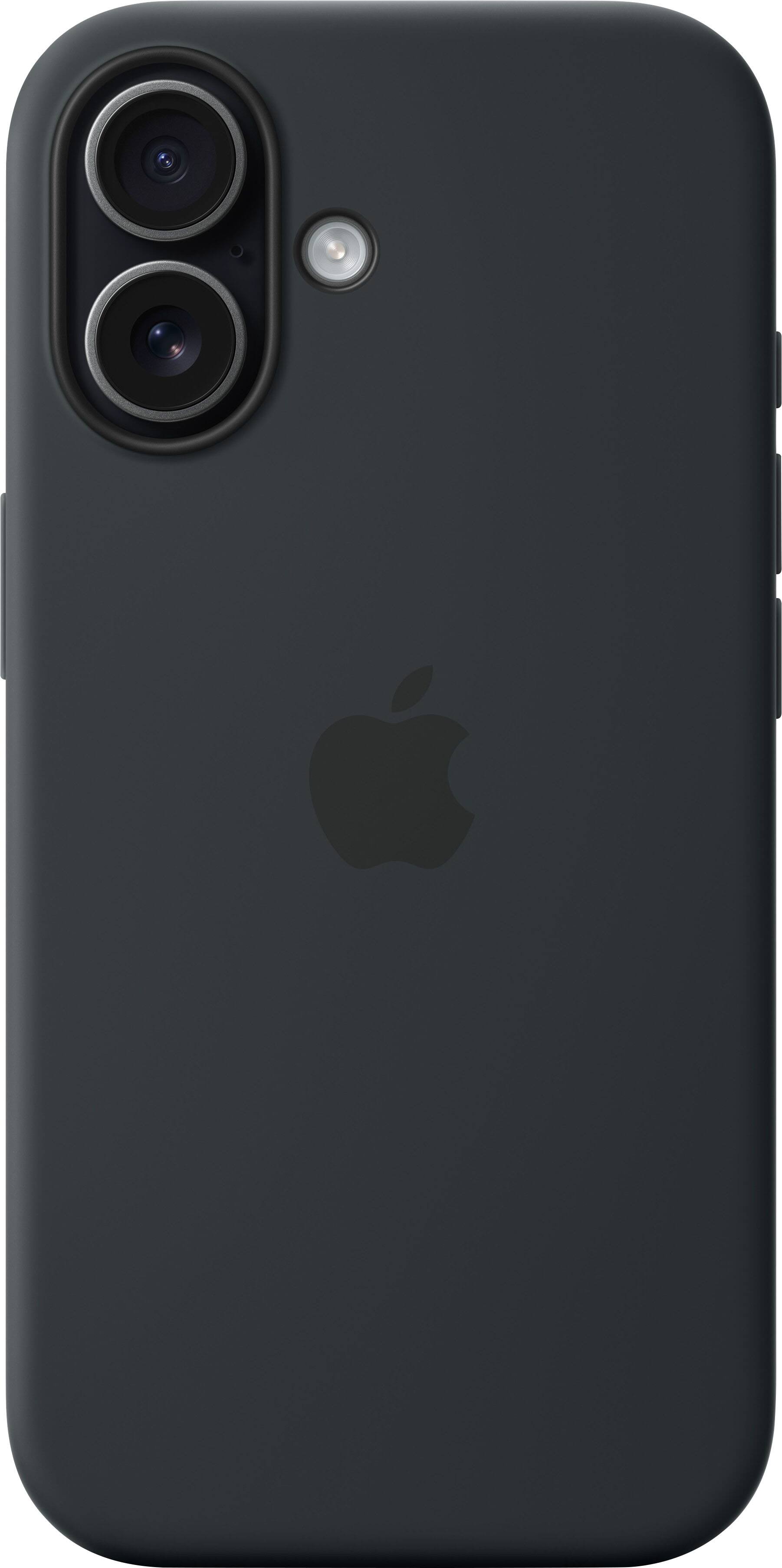 Alt View 4. Apple - iPhone 17 Silicone Case with MagSafe - Black.