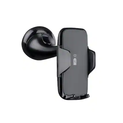 Front. ToughTested - Toughtested Tt-wc-gm Qi Wireless Fast-charging Car Mount - black.