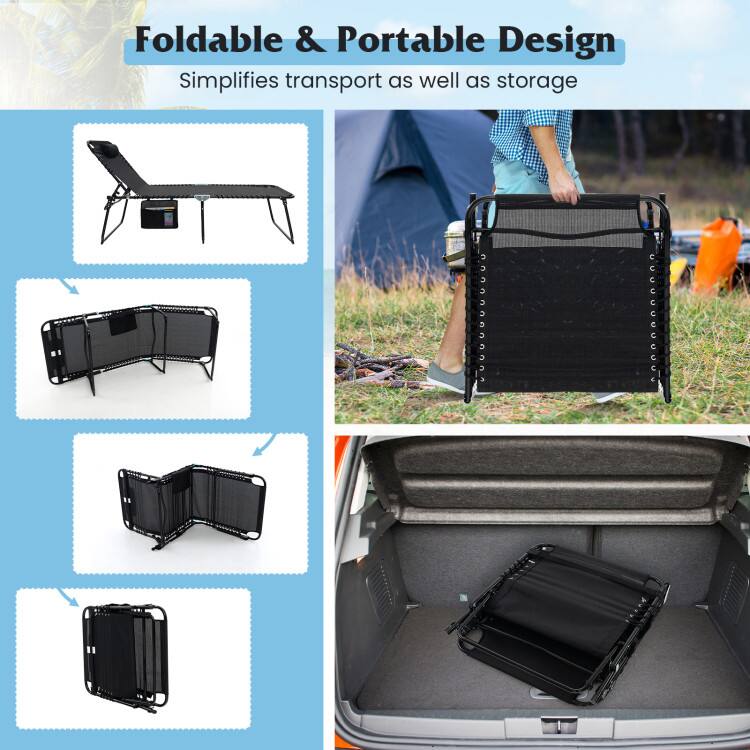 Foldable & Portable Design  
Simplifies transport as well as storage