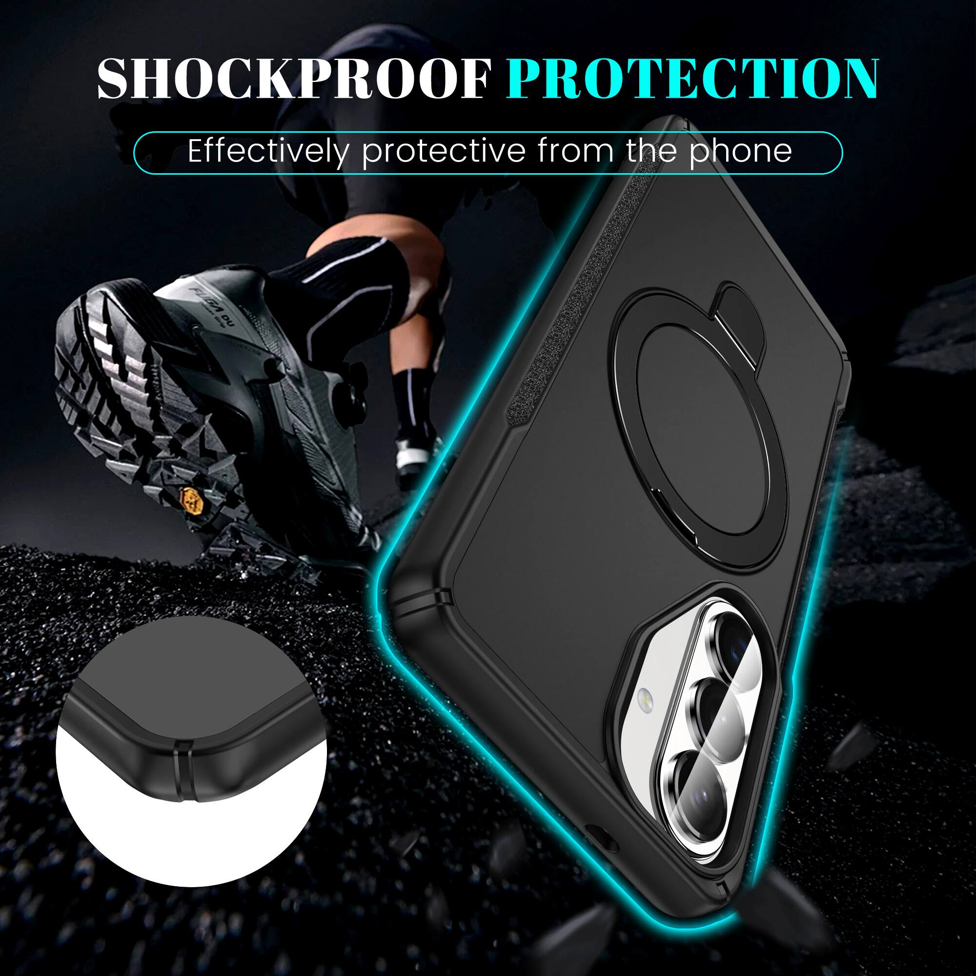 SHOCKPROOF PROTECTION  
Effectively protective from the phone