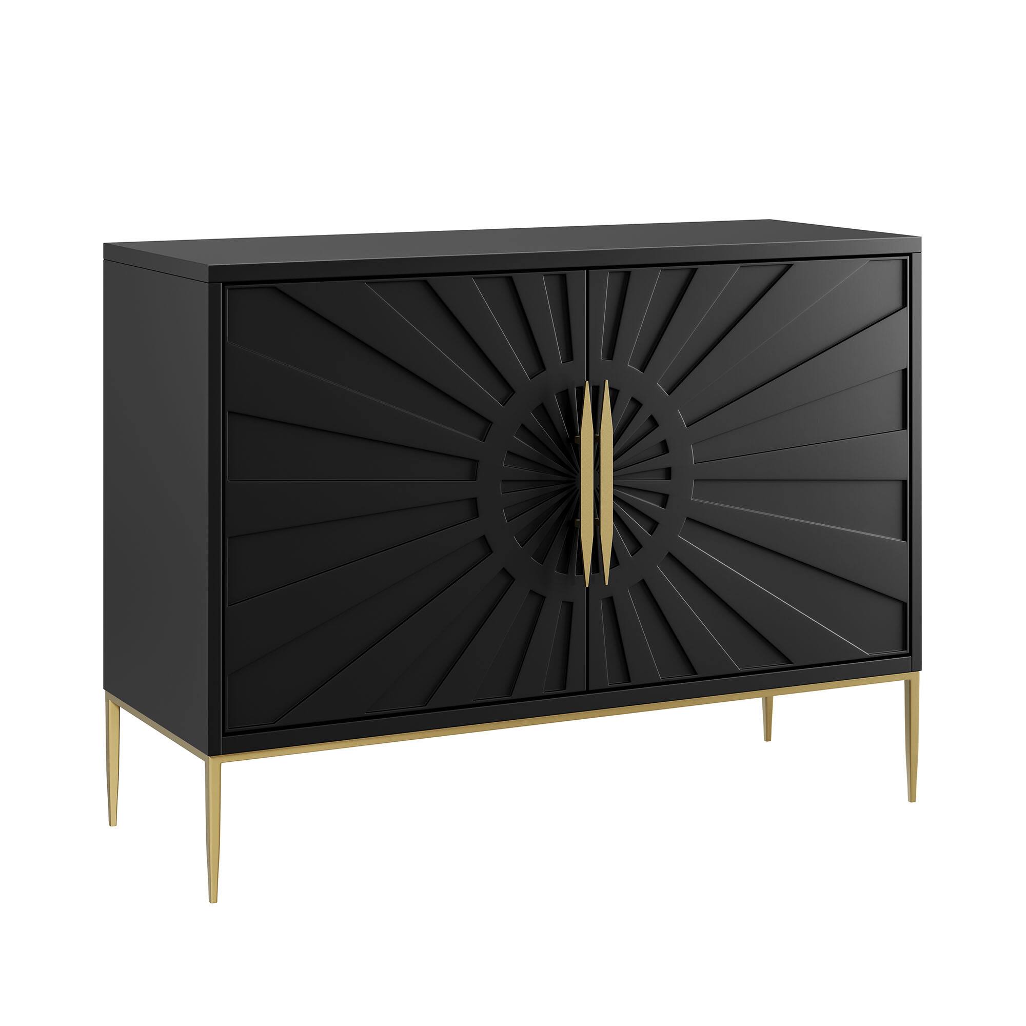 Angle. Modway - Awaken 47" Accent Cabinet by Modway - Black.
