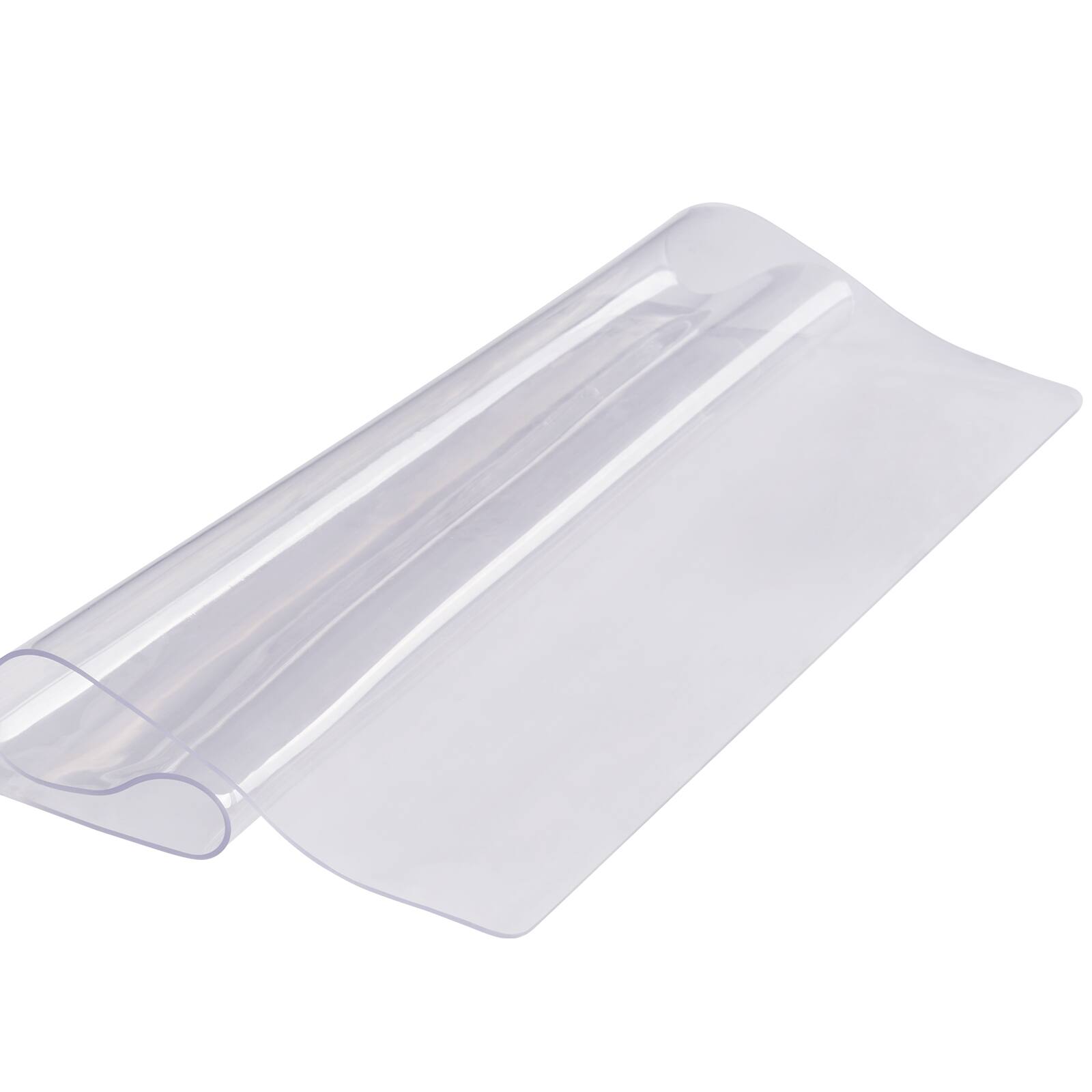Alt View 5. VEVOR - Clear Table Cover Protector, 12" x 12"/305 x 305 mm Table Cover, 1.5 mm Thick PVC Plastic Tablecloth - Transparent.
