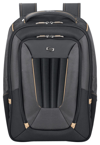 UPC 030918008850 product image for Solo - Pro Laptop Backpack - Black/gold | upcitemdb.com