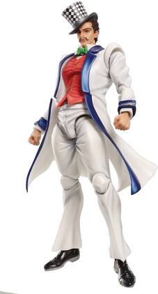 PopMarket - Medicos - Jojo's Bizarre Adventure Pt 1 - Chozokado Will A Zeppeli Action Figure - Collectibles - Multicolor