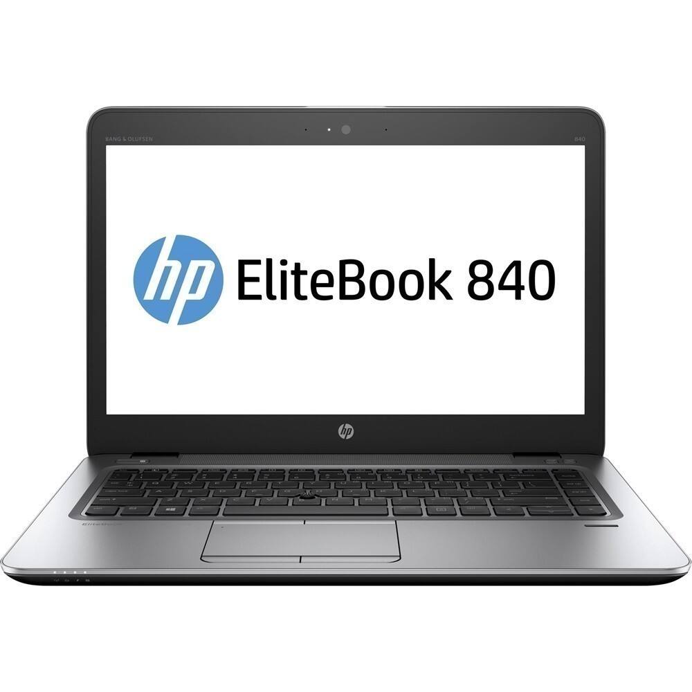 Front. HP - EliteBook 14" Laptop - Intel Core i7 - 8GB Memory - 256GB Solid State Drive - Silver.