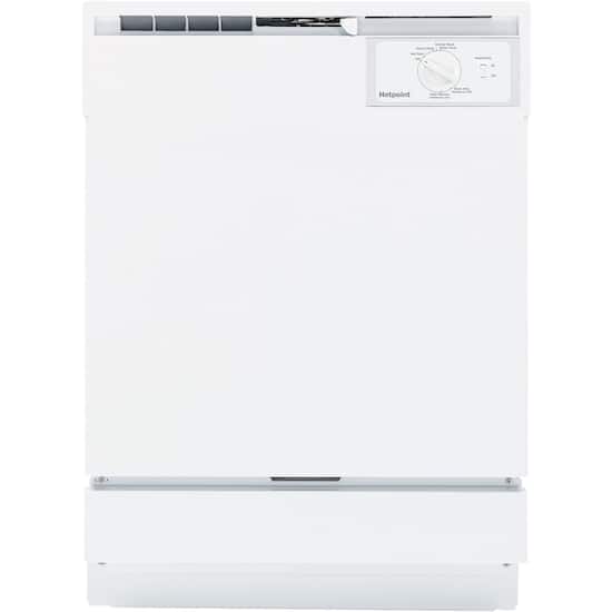 Hotpoint 24 Built In Dishwasher White Hda2100hww Best Buy