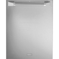 Monogram - Fully Integrated 24" Hidden Control Tall Tub Built-In Dishwasher with Stainless Steel Tub - Stainless steel - Front_Zoom