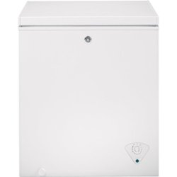 GE - 5.0 Cu. Ft. Chest Freezer - White - Front_Zoom