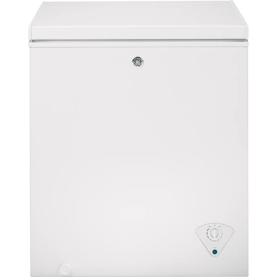 Ge 5 0 Cu Ft Chest Freezer White Fcm5skww Best Buy